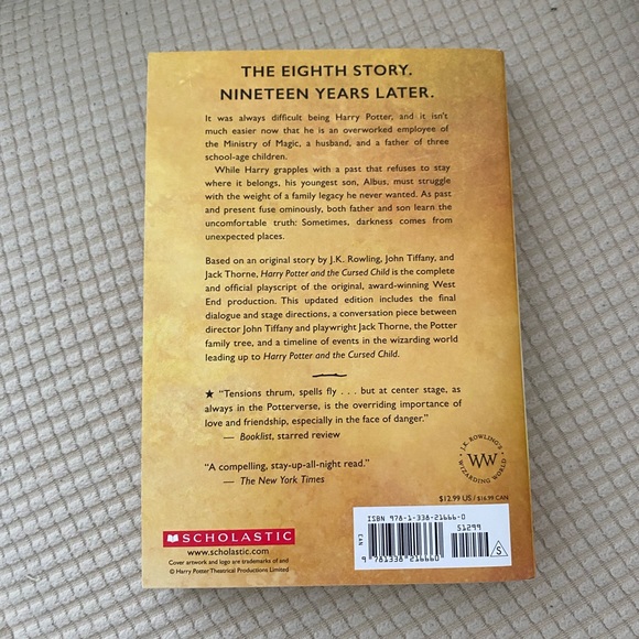-- ⭐️3 for $15-Harry Potter and The Cursed Child Book - Picture 2 of 4